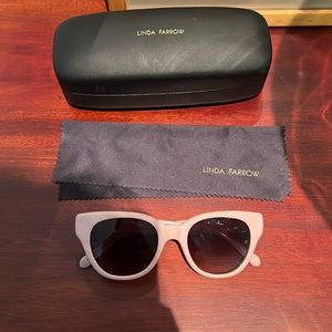 Light Pink Linda Farrow sunglasses